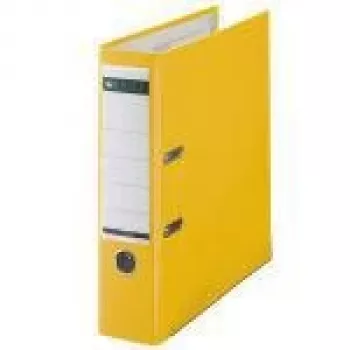 Leitz Kunststoff-Hebelordner A4 80 mm 180° Gelb Ringbuch