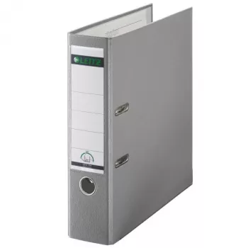 Leitz Kunststoff-Hebelordner A4 80 mm 180° Ringbuch Grau