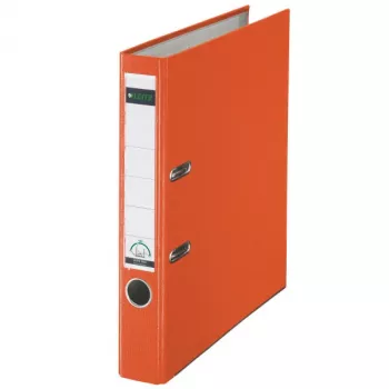 Leitz 180° Hebelordner Kunststoff, A4, Polyethylen, Orange, 350 Blatt, 5 cm, 285 mm