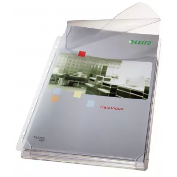 Leitz Klarsichthülle erweiterbar 170my mit Klappe A4, 210 x 297 mm (A4), Transparent, Polyvinylchlorid (PVC), Hochformat, Oben, 80 g/m²