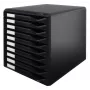 Leitz Form Set, Schwarz, A4, A5, A6, Hochformat, 10 Schubladen, Umschlag, Ordner, Brief, Notiz, 4,3 kg