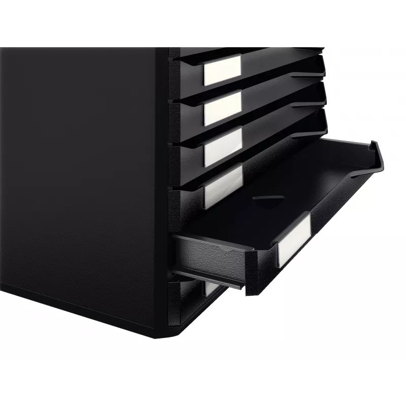 Leitz Form Set, Schwarz, A4, A5, A6, Hochformat, 10 Schubladen, Umschlag, Ordner, Brief, Notiz, 4,3 kg
