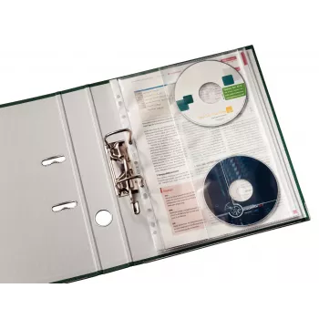 Leitz Premium CD-Hülle A4, 30 % Recycling-Kunststoff aus Pre-Consumer-Abfällen