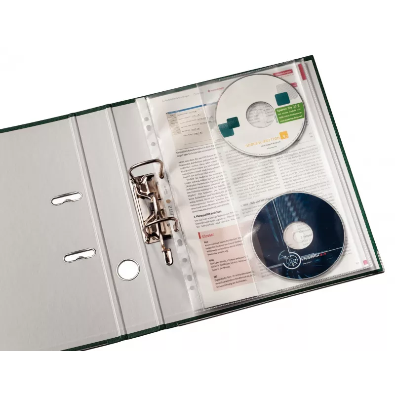 Leitz Premium CD-Hülle A4, 30 % Recycling-Kunststoff aus Pre-Consumer-Abfällen
