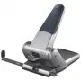 Leitz Heavy Duty Locher, 65 Blatt, Silber, 8 cm, 5,5 mm, A5, 1 kg