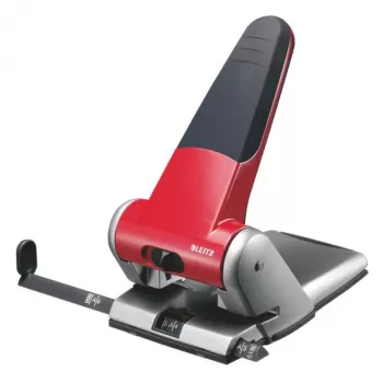 Leitz Heavy Duty 5180 Locher 65 Blatt Rot