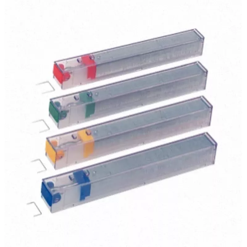 Leitz Heftklammer-Kassette Power Performance K8 26/8 5x210, Heftklammernpackung, 26/8, 8 mm, 210 Heftklammern, 26/8, Gelb