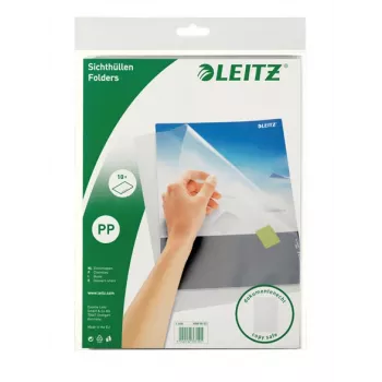 Leitz Qualitätsmappe A4, 30 % recyceltes Kunststoff aus Pre-Consumer-Material, A4, Polypropylen (PP), Hochformat, 220 mm, 313 mm, 20 g