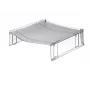 Leitz Briefablage Erhöhung Plus Universal, Kunststoff, Grau, Transparent, 254 mm, 265 mm, 70 mm, 200 g