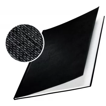Leitz impressBIND Einbände Hartleinen 10,5 mm, A4, Karton, Schwarz, Matt, 105 Blatt, 1,05 cm