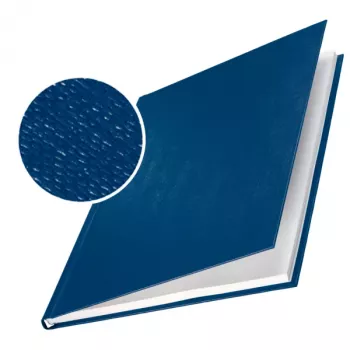 Leitz impressBIND Einbände Hartleinen 10,5 mm, A4, Karton, Blau, 105 Blatt, 1,05 cm, 216 mm