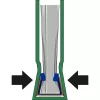 Leitz impressBIND Umschlag Soft 14,0 mm, A4, Blau, 140 Blatt, 214 mm, 302 mm, 18 mm