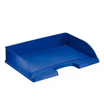 Leitz Briefablage Plus Querformat Standard, Kunststoff, Blau, A4, 350 x 245 x 63 mm, 363 mm, 273 mm