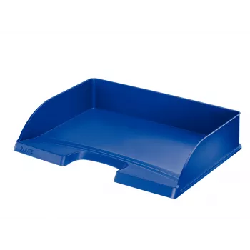Leitz Briefablage Plus Querformat Standard, Kunststoff, Blau, A4, 350 x 245 x 63 mm, 363 mm, 273 mm