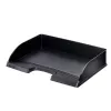 Leitz Briefablage Plus Landscape Standard, Kunststoff, Schwarz, A4, 350 x 245 x 63 mm, 363 mm, 273 mm