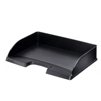 Leitz Briefablage Plus Landscape Standard, Kunststoff, Schwarz, A4, 350 x 245 x 63 mm, 363 mm, 273 mm