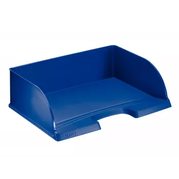 Leitz Briefablage Plus Landscape Jumbo, Kunststoff, Blau, A4, Brief, Notiz, Papier, 350 x 245 x 97 mm, 363 x 273 x 103 mm