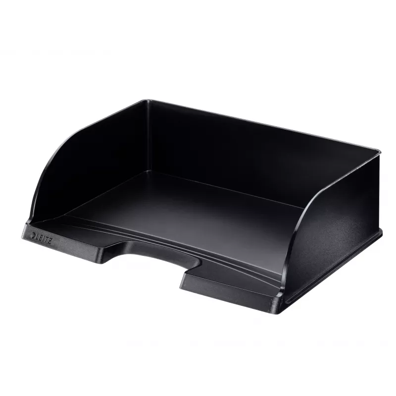 Leitz Briefablage Plus Landscape Jumbo, Kunststoff, Schwarz, Umschlag, Brief, Notiz, Papier, 350 x 103 x 273 mm, 363 x 273 x 103 mm, 400 g