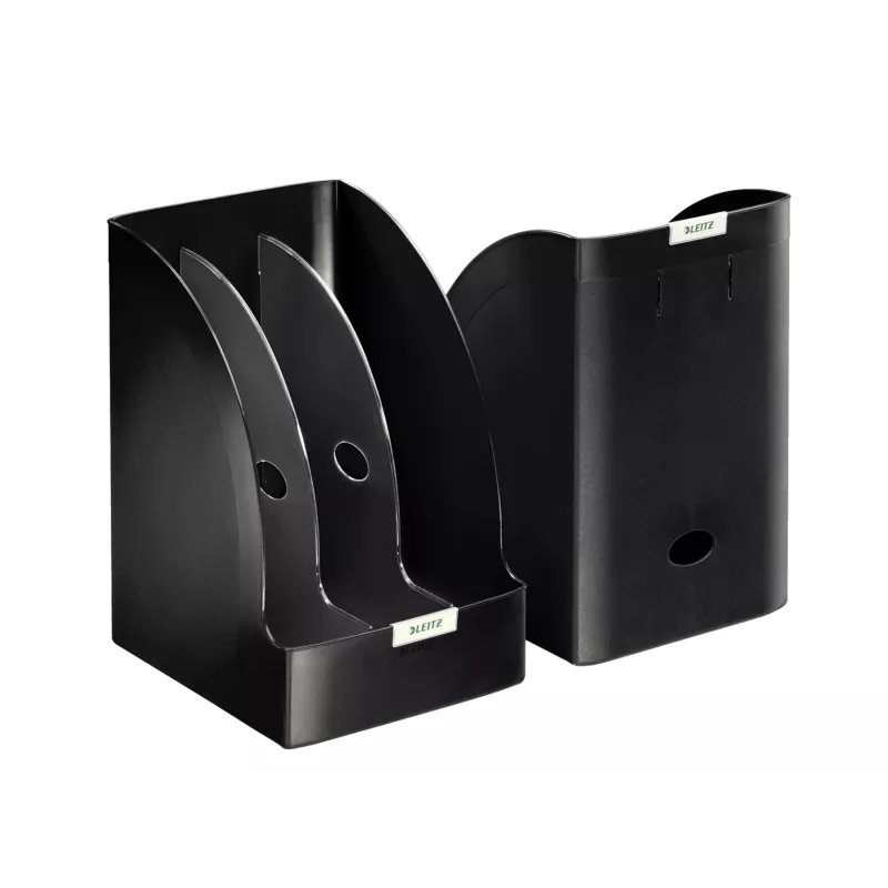 Leitz Magazinsammler Plus Jumbo, Schwarz, Kunststoff, A4, 20,5 cm, 213 mm, 321 mm