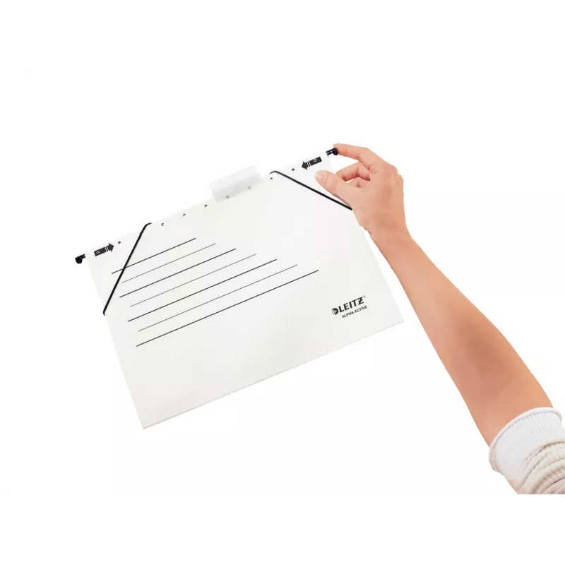Leitz Hängemappe Alpha Active FSC®, A4, Weiß, Karton, 348 mm, 260 mm, 90 g
