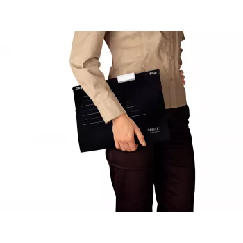 Leitz Hängeregistraturmappe Alpha Active FSC®, A4, Schwarz, Karton, 348 mm, 260 mm, 90 g