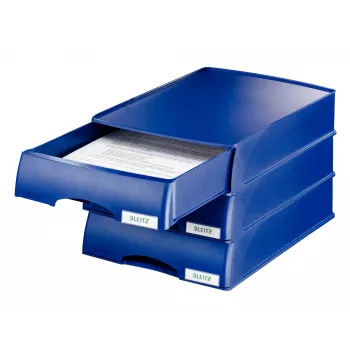 Leitz Letter tray Drawer unit Plus, Kunststoff, Blau, A4, 234 x 325 x 53 mm, 255 mm, 376 mm