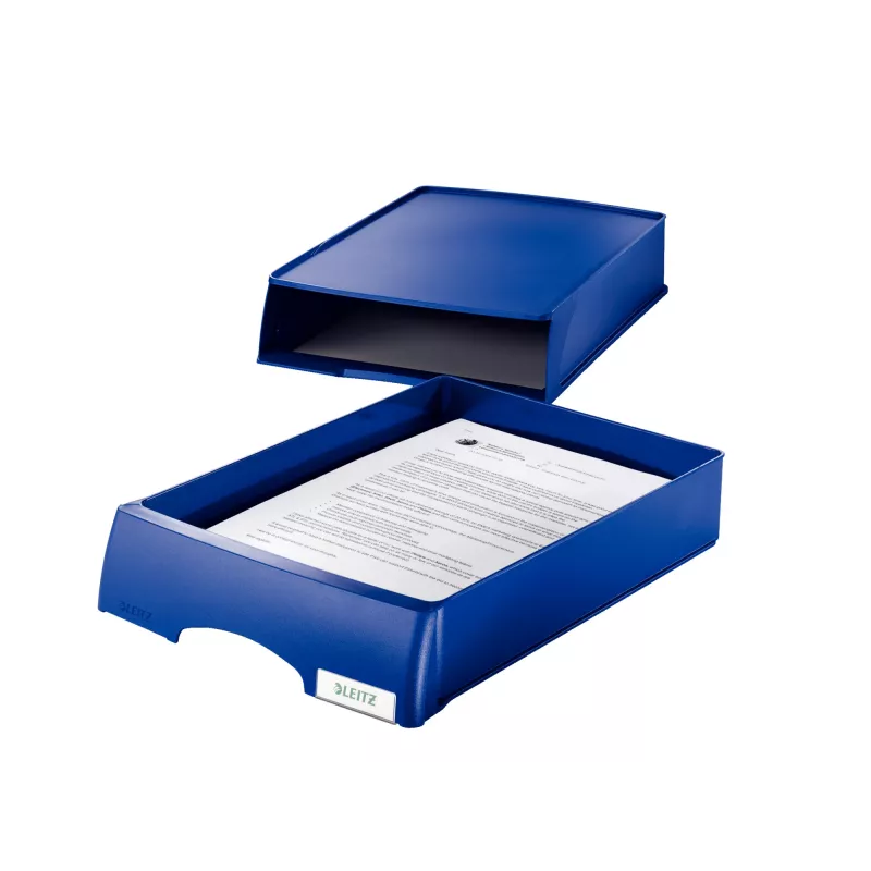 Leitz Letter tray Drawer unit Plus, Kunststoff, Blau, A4, 234 x 325 x 53 mm, 255 mm, 376 mm