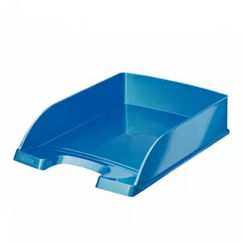 Leitz Briefablage WOW, Kunststoff, Blau, A4, 255 x 357 x 70 mm, 280 g, A4
