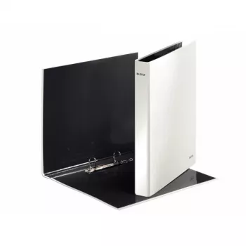 Leitz Ringbinder WOW Laminierter A4+ 2DR/25mm, A4, Karton, Weiß, 250 Blatt, 80 g/m², 2,5 cm