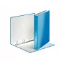 Leitz Ringbinder WOW laminiert A4+ 4DR/25mm, A4, Karton, Blau, 230 Blatt, 80 g/m², 2,5 cm