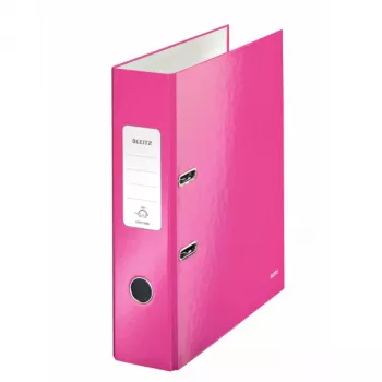 Leitz Ordner 180° WOW POB/laminiert A4/80 mm, A4, Karton, Pink, 600 Blatt, 80 g/m², 8 cm