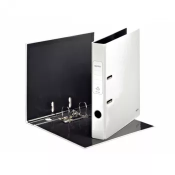Leitz Lever Arch File 180° WOW POB/Laminated A4/50mm, A4, Karton, Weiß, 350 Blatt, 5 cm, 52 mm
