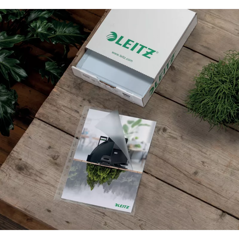 Leitz Recycle A4 Pocket, 210 x 297 mm (A4), Transparent, Polypropylen (PP), Hochformat, 0,1 mm, 230 mm