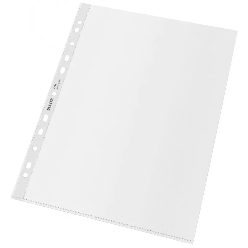 Leitz Recycle A4 Pocket, 210 x 297 mm (A4), Transparent, Polypropylen (PP), Hochformat, 0,1 mm, 230 mm