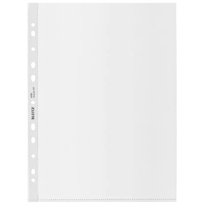 Leitz Recycle A4 Pocket, 210 x 297 mm (A4), Transparent, Polypropylen (PP), Hochformat, 0,1 mm, 230 mm