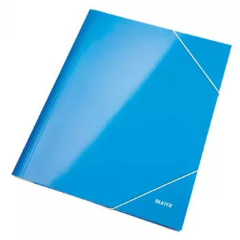 Leitz 3-Klapp-Mappe WOW Card/POB A4, A4, Polypropylen (PP), Blau, 250 Blatt, 80 g/m², Papier