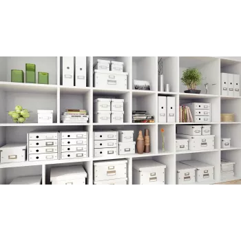 Leitz Click & Store WOW DVD-Aufbewahrungsbox, Weiß, Karton, 206 mm, 325 mm, 147 mm, 570 g