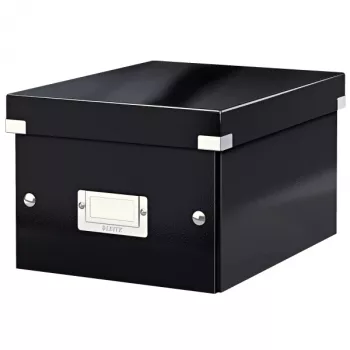 Leitz Click & Store WOW Small Storage Box, Schwarz, Karton, 7,4 L, 200 x 250 x 148 mm, 540 g, 1 Stück(e)