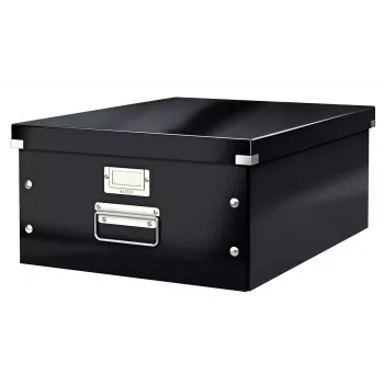 Leitz Click & Store WOW Large Aufbewahrungsbox, Schwarz, Karton, 369 mm, 482 mm, 200 mm, 1,28 kg
