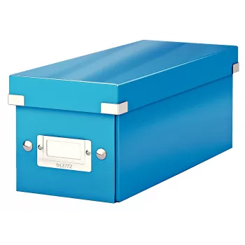 Leitz Click & Store WOW CD-Aufbewahrungsbox, Blau, Karton, 143 mm, 352 mm, 136 mm, 440 g