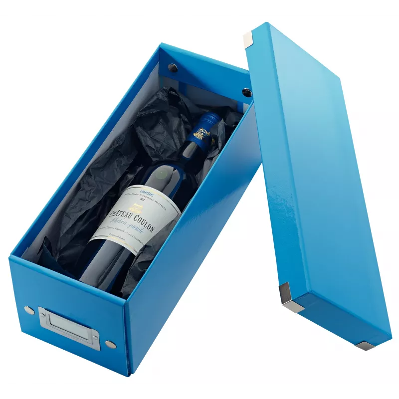 Leitz Click & Store WOW CD-Aufbewahrungsbox, Blau, Karton, 143 mm, 352 mm, 136 mm, 440 g