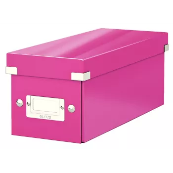 Leitz Click & Store WOW CD-Aufbewahrungsbox, Pink, Karton, 143 mm, 352 mm, 136 mm, 440 g