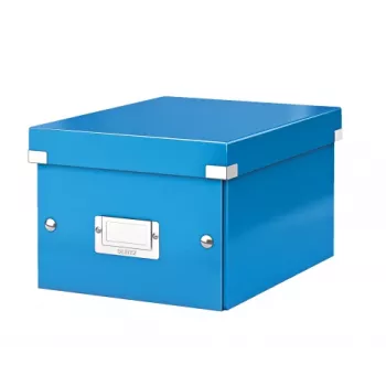 Leitz Click & Store WOW Kleine Aufbewahrungsbox, Blau, Karton, 220 mm, 160 mm, 540 g
