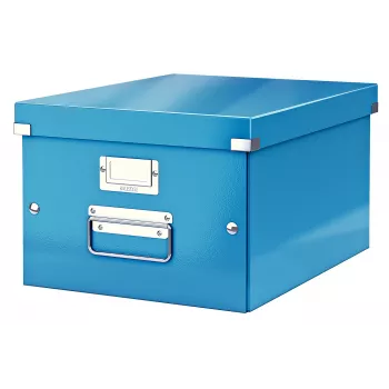 Leitz Click & Store WOW Medium Storage Box, blau, Karton, 16,7 L, 281 mm, 200 mm, 265 x 335 x 188 mm