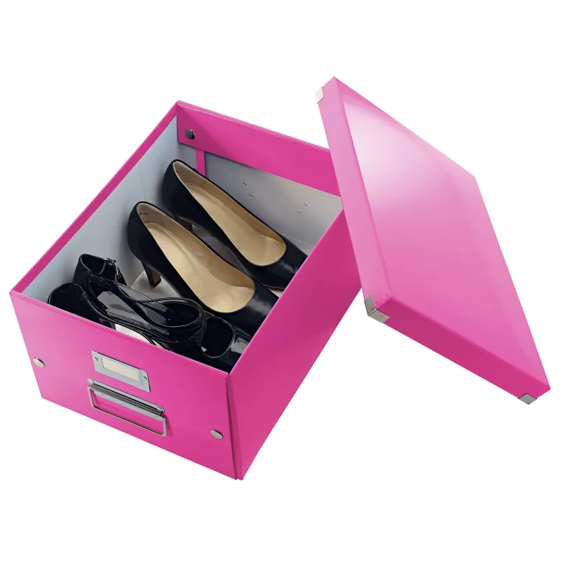 Leitz Click & Store WOW Medium Aufbewahrungsbox, Pink, Karton, 16,7 L, 281 mm, 200 mm, 265 x 335 x 188 mm