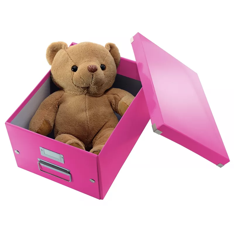 Leitz Click & Store WOW Medium Aufbewahrungsbox, Pink, Karton, 16,7 L, 281 mm, 200 mm, 265 x 335 x 188 mm