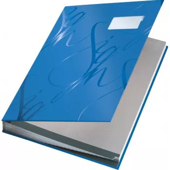 Leitz Design Signature Buch mit 18 Unterteilungen A4, Blau, Karton, A4, 240 mm, 1020 mm, 340 mm