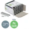 Leitz Heftklammern Power Performance P4 26/8 Box mit 5000 Stück, Heftklammernpäckchen, 26/8, 8 mm, 100 Heftklammern, Befestigung, 26/8