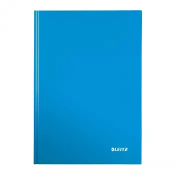 Leitz Notebook WOW A4 liniert mit Hardcover 90 g/80 Blatt, Blau, A4, 80 Blatt, 80 g/m², Hardcover