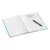 Leitz Notebook WOW A4 kariert mit Hardcover 90g/80 Blatt, Blau, A4, 80 Blatt, 80 g/m², kariertes Papier, Hardcover